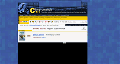 Desktop Screenshot of cineromandie.ch